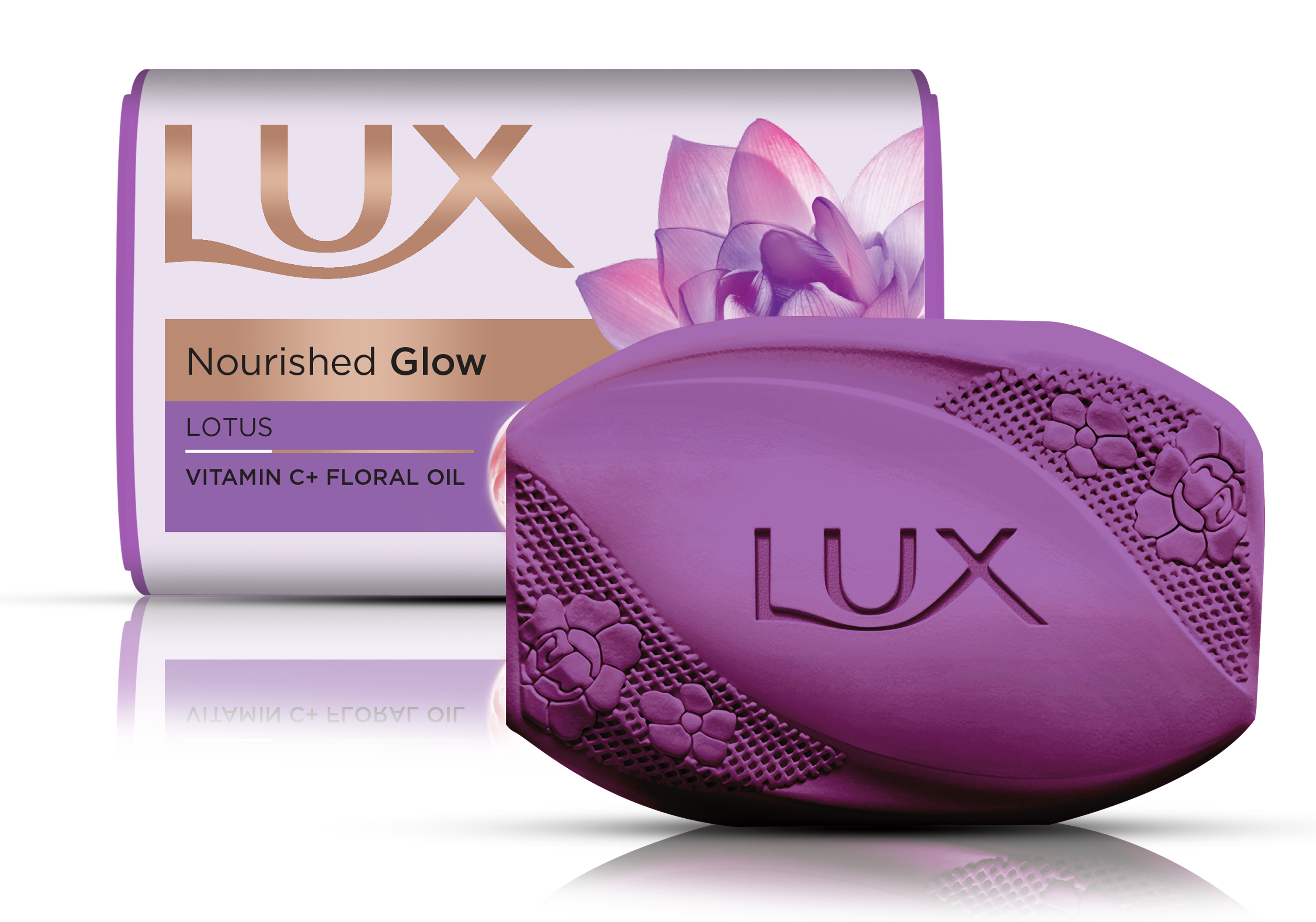 Lux - Nourished Glow Soap Bar Purple - 100g