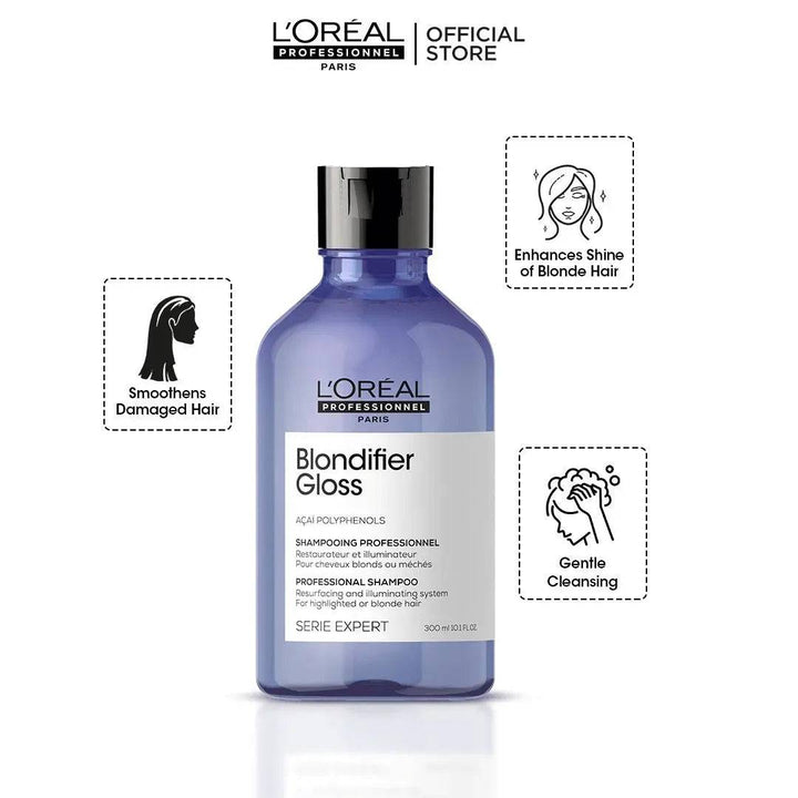 L'Oreal Professional - Serie Expert Blondifier Shampoo 300 ML - For Highlighted & Bleached Hair - My Store