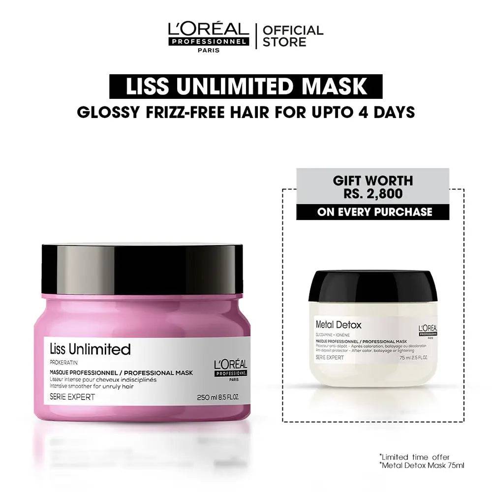 L'Oreal Professional - Serie Expert Liss Unlimited Mask 250 ML - For Frizzy & Unruly Hair - My Store