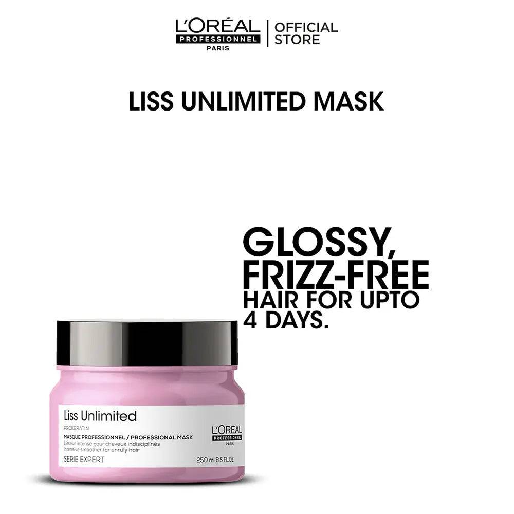 L'Oreal Professional - Serie Expert Liss Unlimited Mask 250 ML - For Frizzy & Unruly Hair - My Store