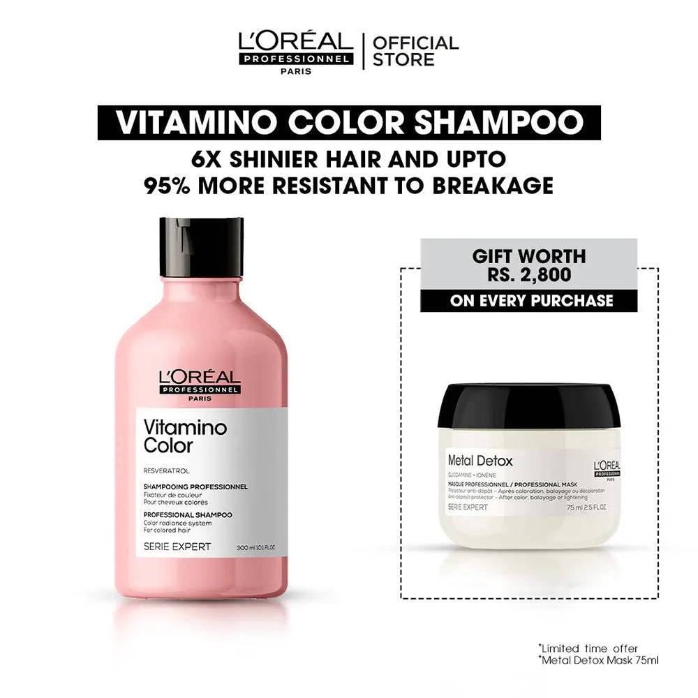 L'Oreal Professional - Serie Expert Vitamino Shampoo 300 ML - For Color Treated Hair - My Store