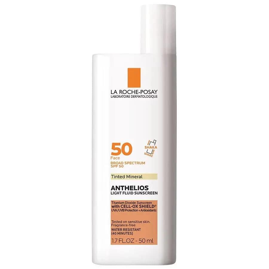 La Roche Posay - Anthelios Light Fluid Tinted Mineral Sunscreen Spf 50 50Ml - My Store