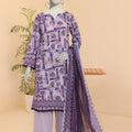 Summer Bloom Edition By Almeerah Unstitched 3 Piece Digital Printed Lawn Collection'2025-Lavender Mist
