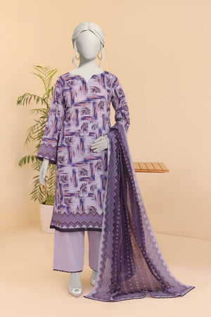 Summer Bloom Edition By Almeerah Unstitched 3 Piece Digital Printed Lawn Collection'2025-Lavender Mist