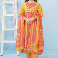 Ochre Clothing-Poly Lawn Digital Printed 3 Pc Suit-CORF-59