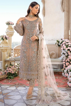Meeral Unstitched 3 Piece Luxury Formals Pret Collection'2025-Meeral - Mahjabeen - MB-04 - Meeral Luxe