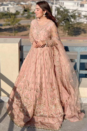 Meeral Unstitched 3 Piece Luxury Formals Pret Collection'2025-Meeral - ML-LUX22V2-5 Dilara - Meeral Luxe