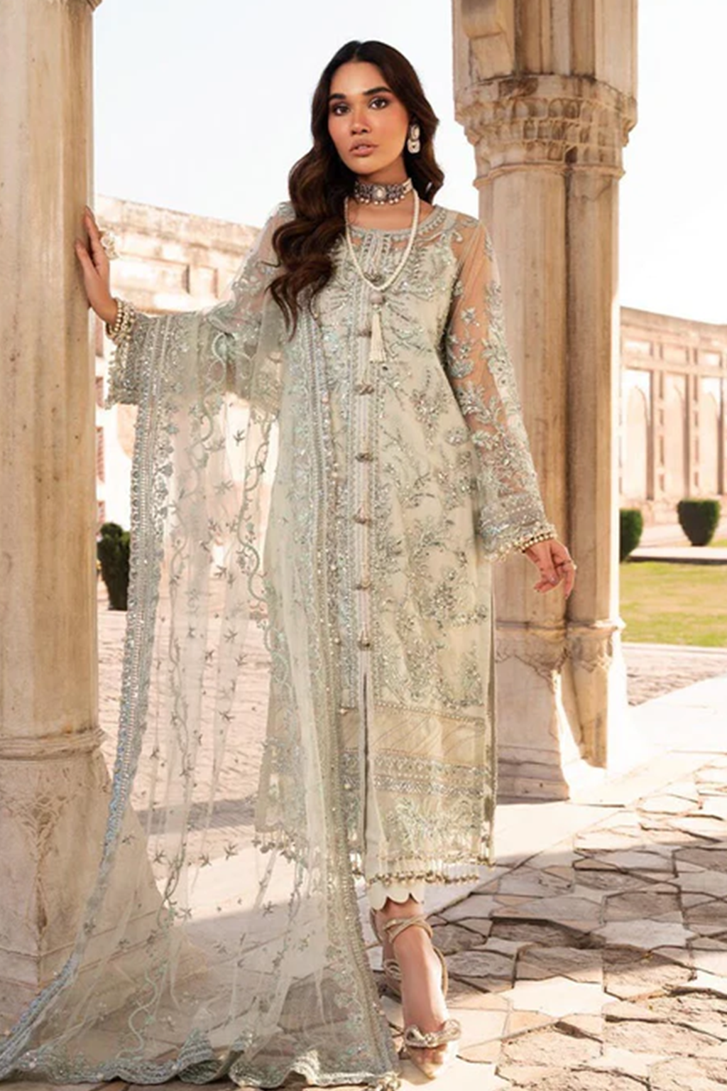Meeral Unstitched 3 Piece Luxury Formals Pret Collection'2025-Meeral - Sifa - Meeral Luxe