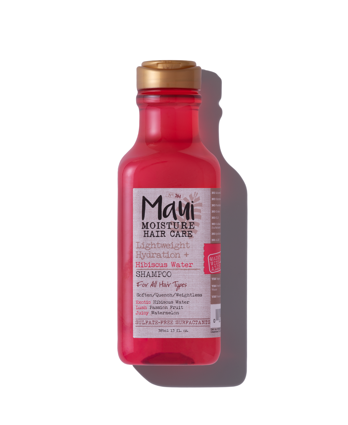 Maui Moisture Shampoo Lightweight+Hydration+Hibiscus Water 13Oz/385ML
