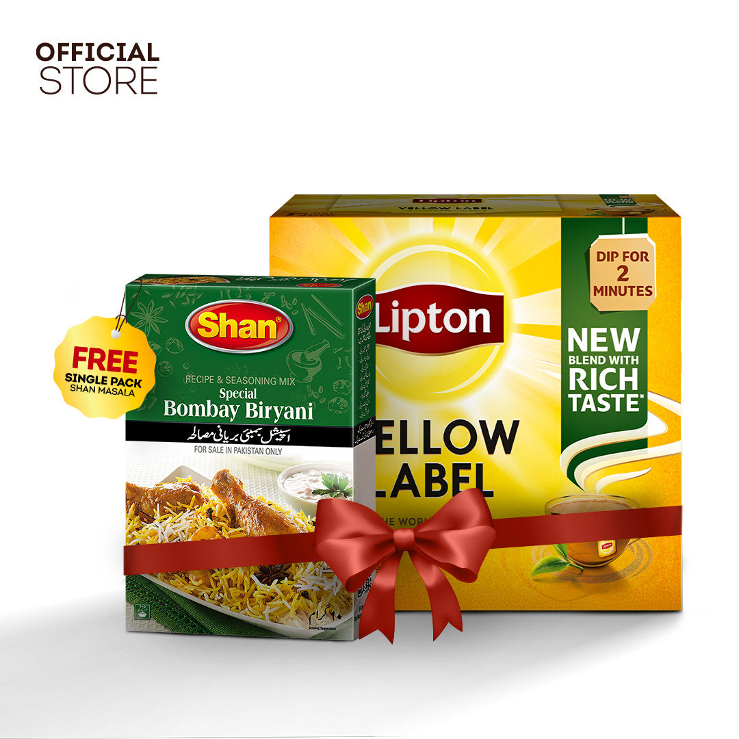 Lipton Yellow Label Tea Bags 100`s Promo Pack