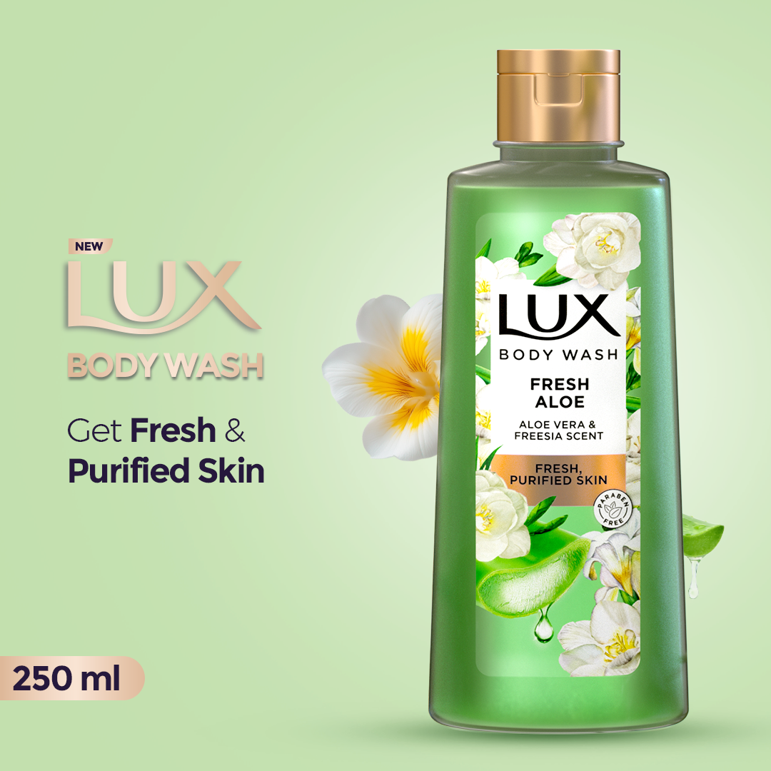 Lux Fresh Aloe Vera & Freesia Scent Body Wash 250ml