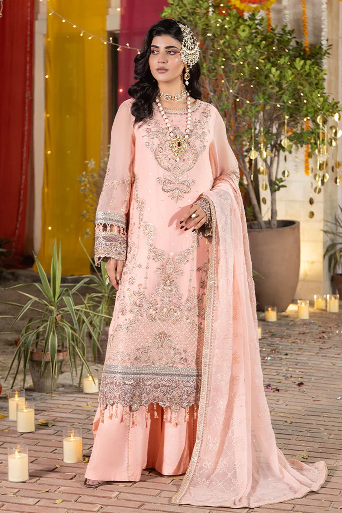 Shagun By Imrozia Serene Unstitched 3 Piece Luxury Formals Suit-M-107-Sahira