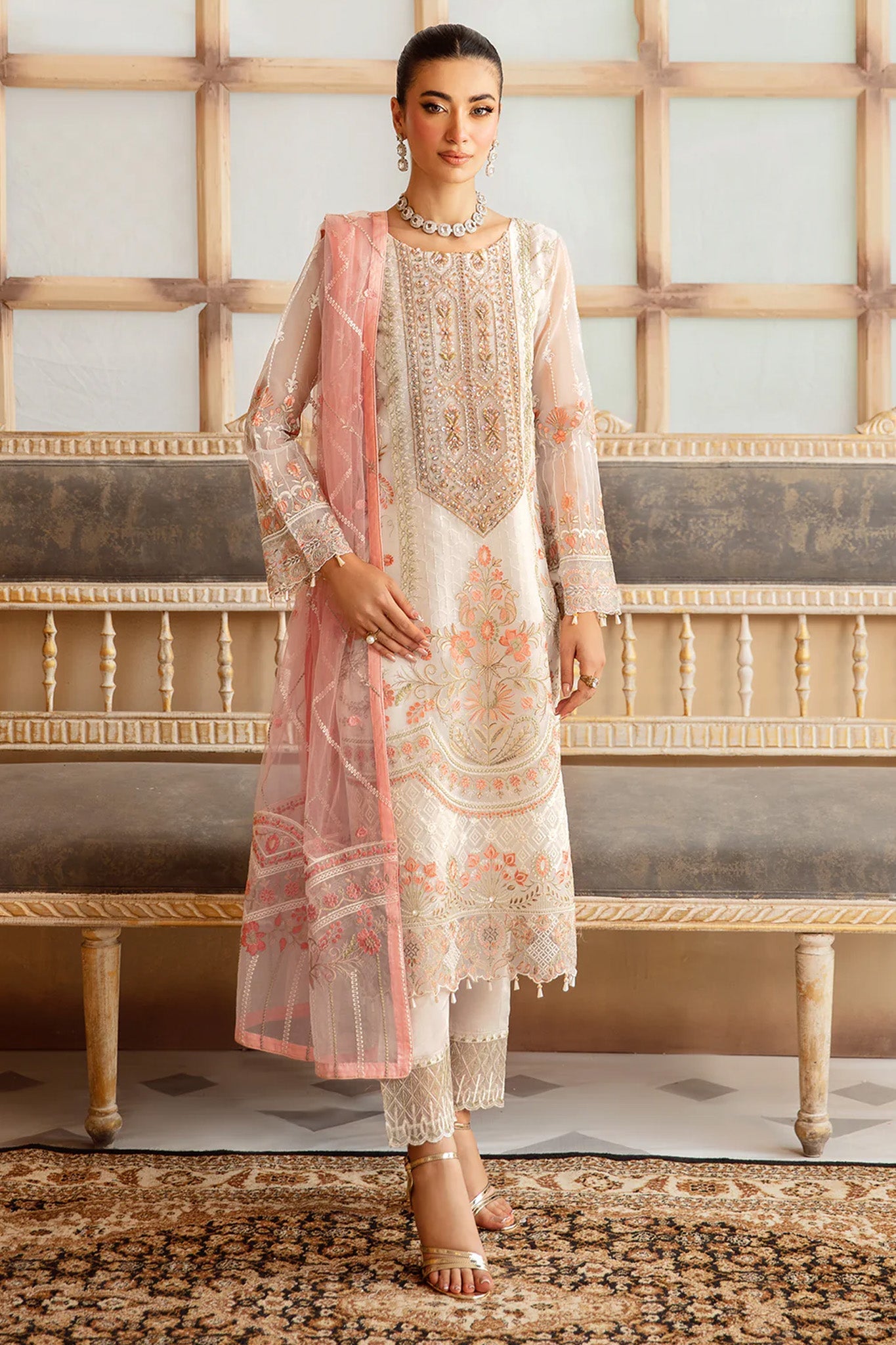 Minhal by Ramsha Unstitched 3 Piece Formals Vol-12 Collection'2025-M-1203