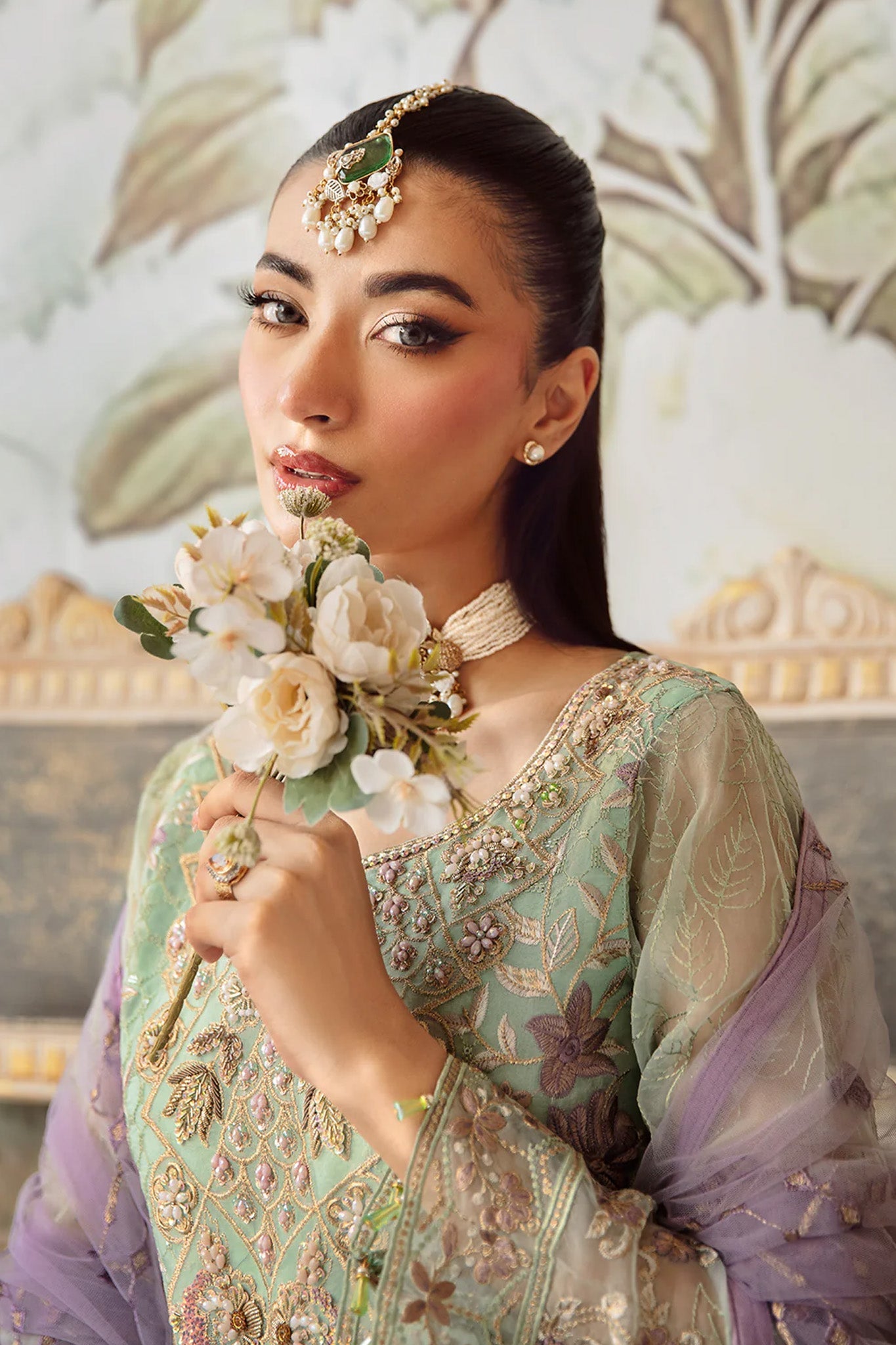 Minhal by Ramsha Unstitched 3 Piece Formals Vol-12 Collection'2025-M-1204