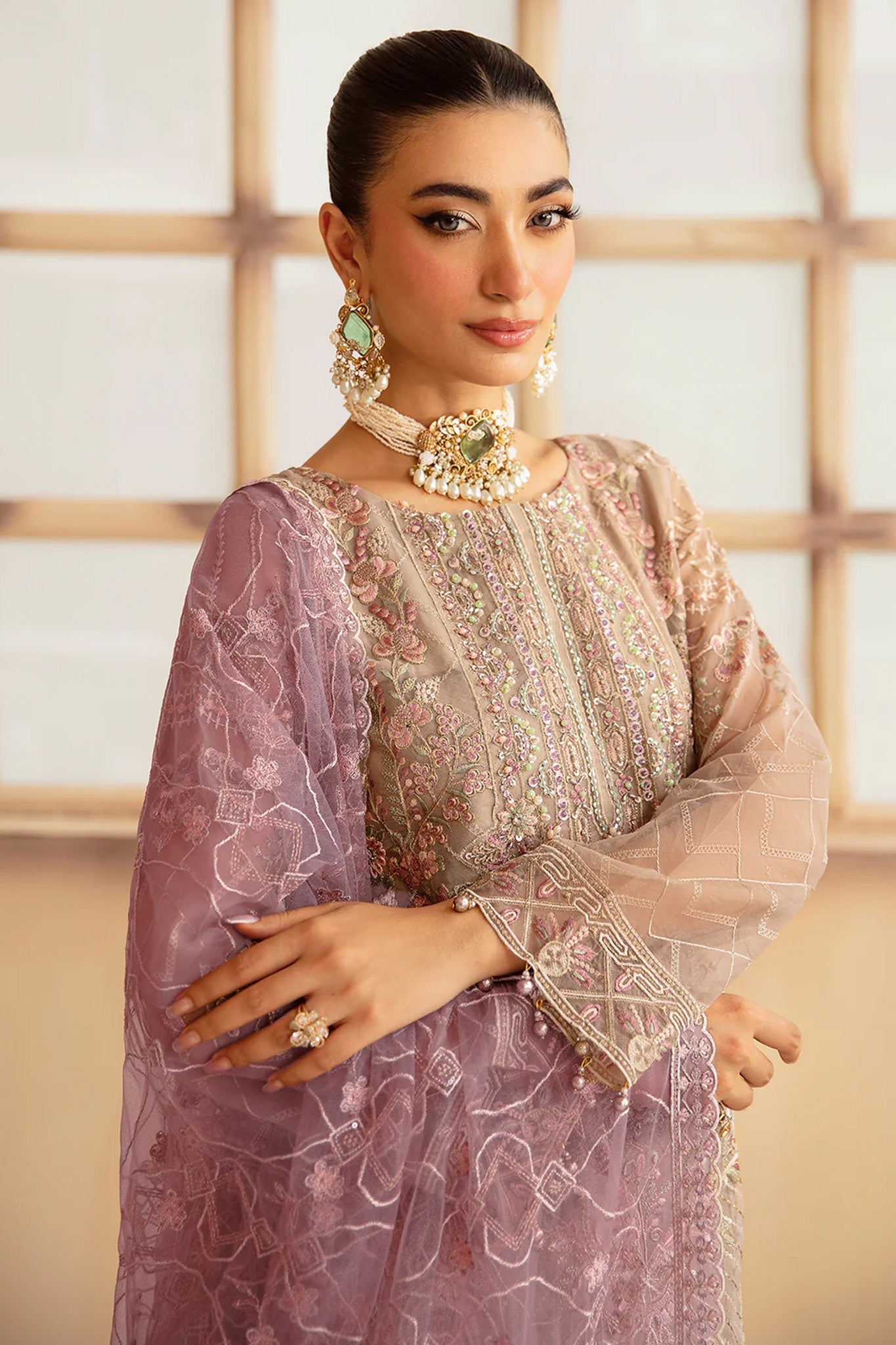 Minhal by Ramsha Unstitched 3 Piece Formals Vol-12 Collection'2025-M-1206