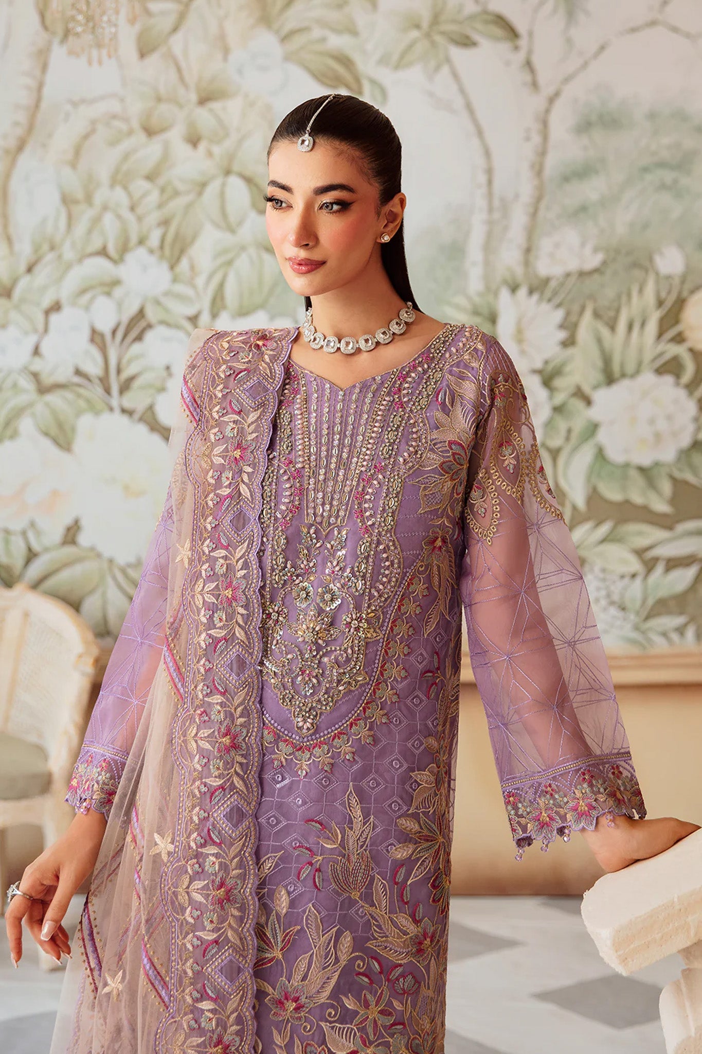 Minhal by Ramsha Unstitched 3 Piece Formals Vol-12 Collection'2025-M-1207