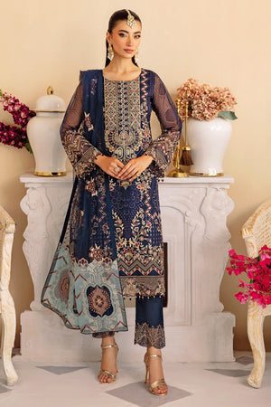 Minhal by Ramsha Unstitched 3 Piece Formals Vol-12 Collection'2025-M-1209