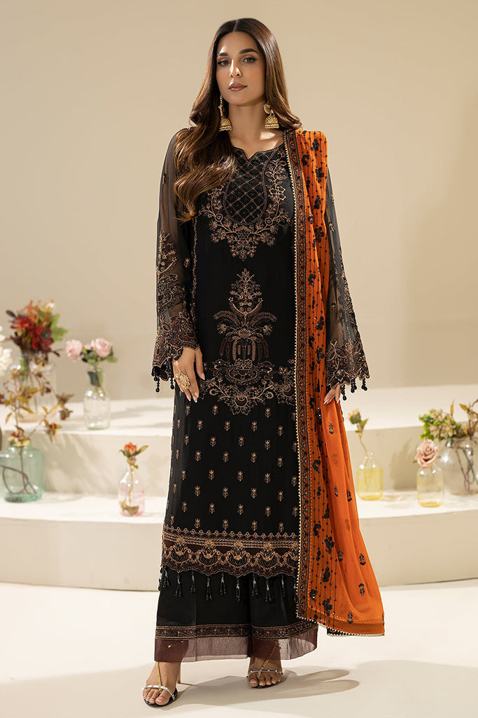 Nisha By Imrozia Unstitched 3 Piece Luxury Chiffon Eid Edit Collection-M-87-Waniya