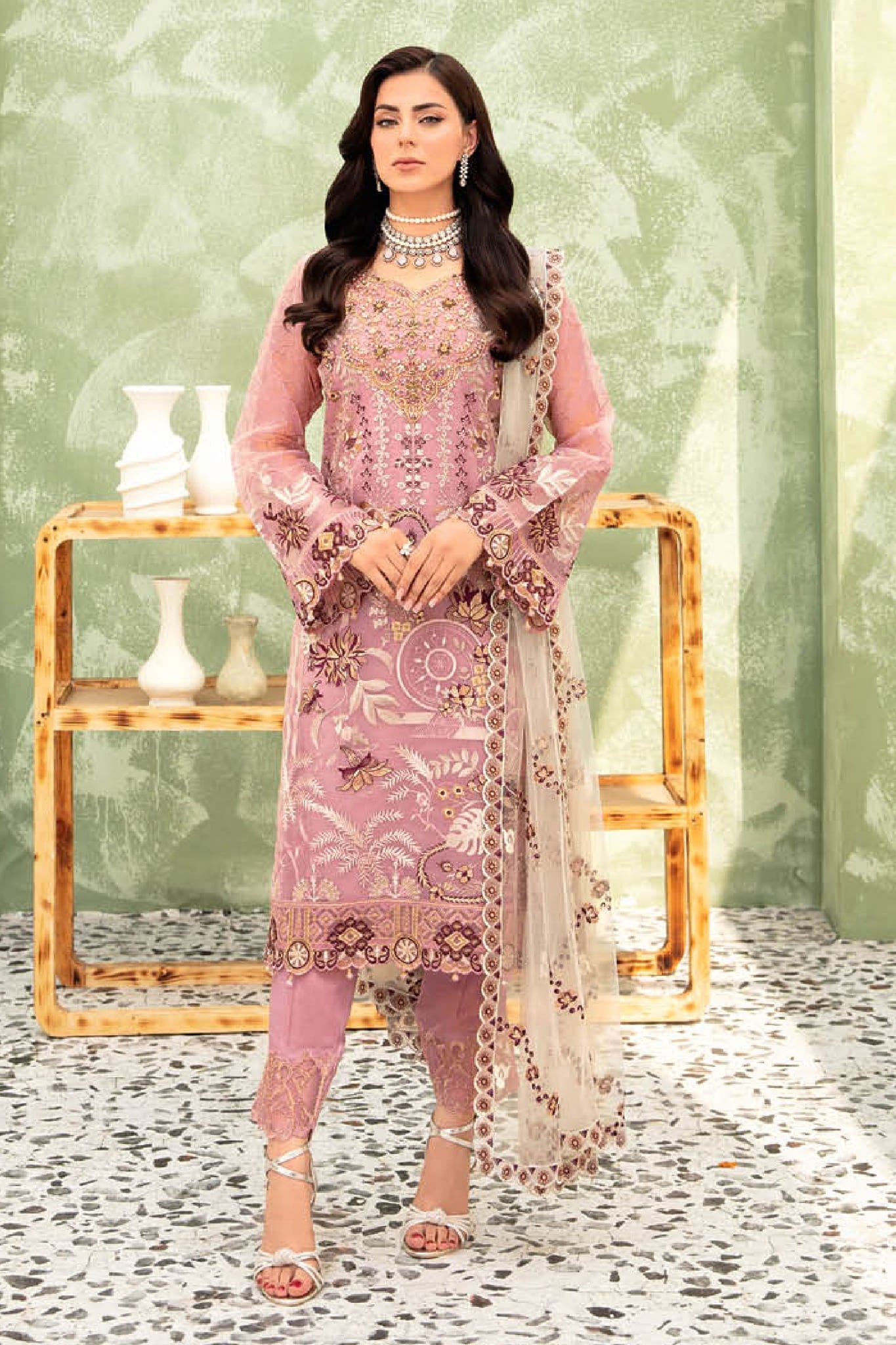 Minhal by Ramsha Unstitched 3 Piece Formal Vol-09 Collection'2023-M-903