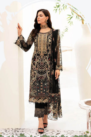 Minhal by Ramsha Unstitched 3 Piece Formal Vol-09 Collection'2023-M-906