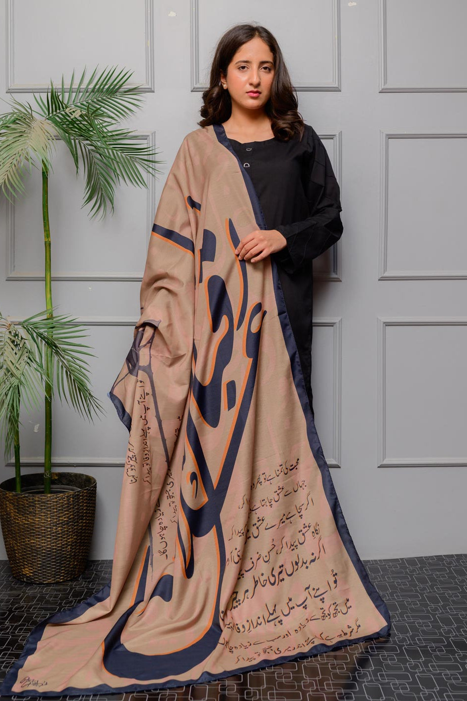 Tng By Md Odhni Collection-Shikwa Odhni (Brown)
