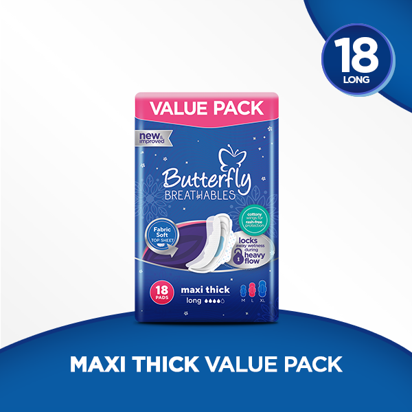 Butterfly - Maxi Large Value Pack (18S)
