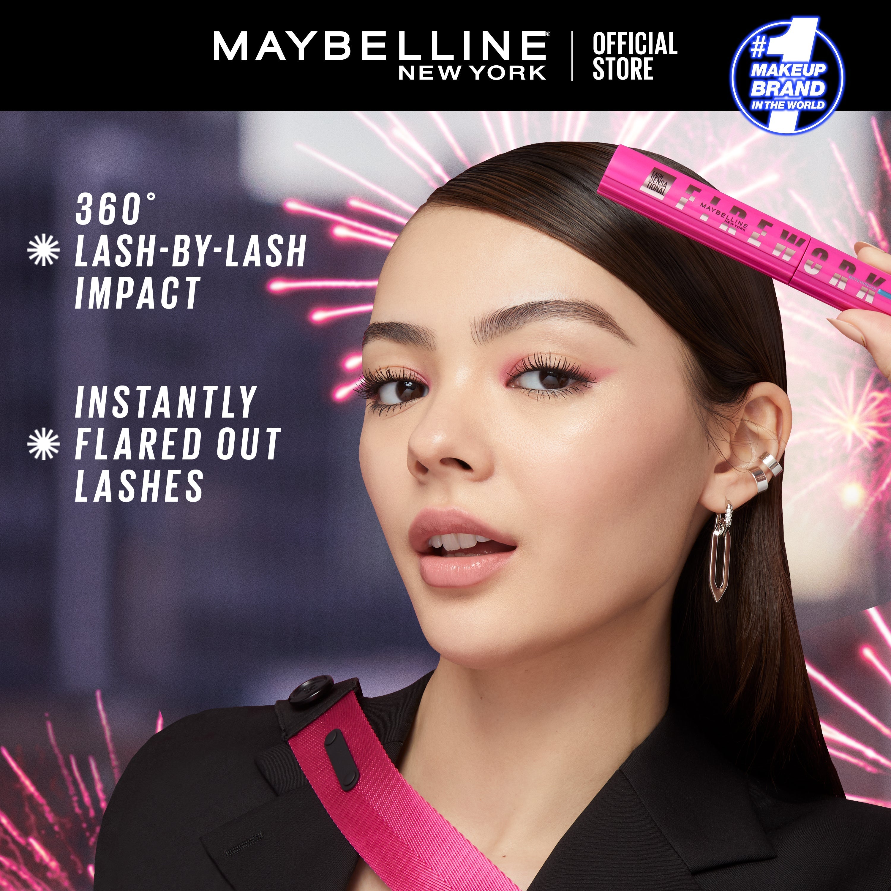 Maybelline - Lash Sensational Firework Washable Mascara Makeup