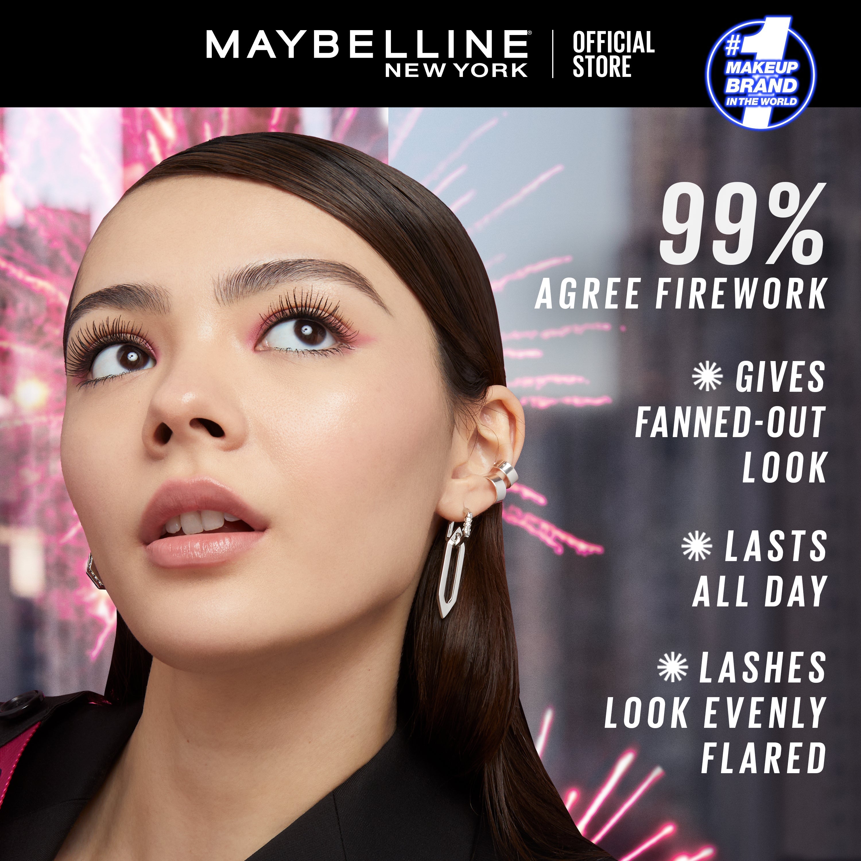 Maybelline - Lash Sensational Firework Washable Mascara Makeup