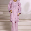 Vybe By Sada Bahar Stitched 2 Piece Emb Cotton Set Vol-02 Collection'2025-MEL-03-Lilac