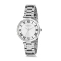 Michael Fellini Silver Stainless Steel Silver Dial Quartz Watch for Ladies - MF1136-1
