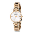 Michael Fellini Gold Stainless Steel Silver Dial Quartz Watch for Ladies - MF2106-2