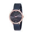 Michael Fellini Blue Mesh Bracelet Blue Dial Quartz Watch for Ladies - MF2147-9