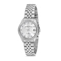 Michael Fellini Silver Stainless Steel Silver Dial Quartz Watch for Ladies - MF2223-1