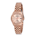 Michael Fellini Rose Gold Stainless Steel Rose Gold Dial Quartz Watch for Ladies - MF2223-6