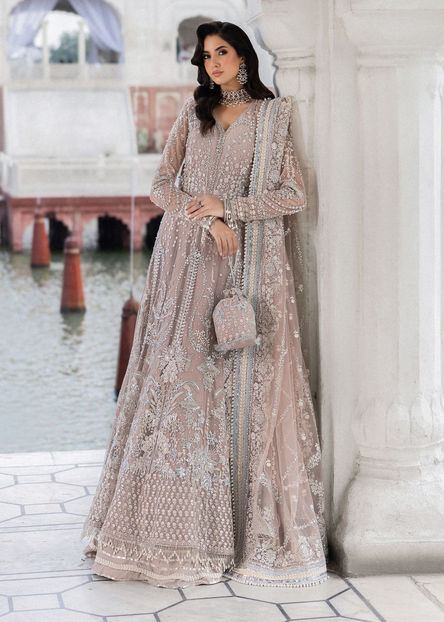 Sardinia Unstitched 3 Piece Bridal Collection-Roshan Ara
