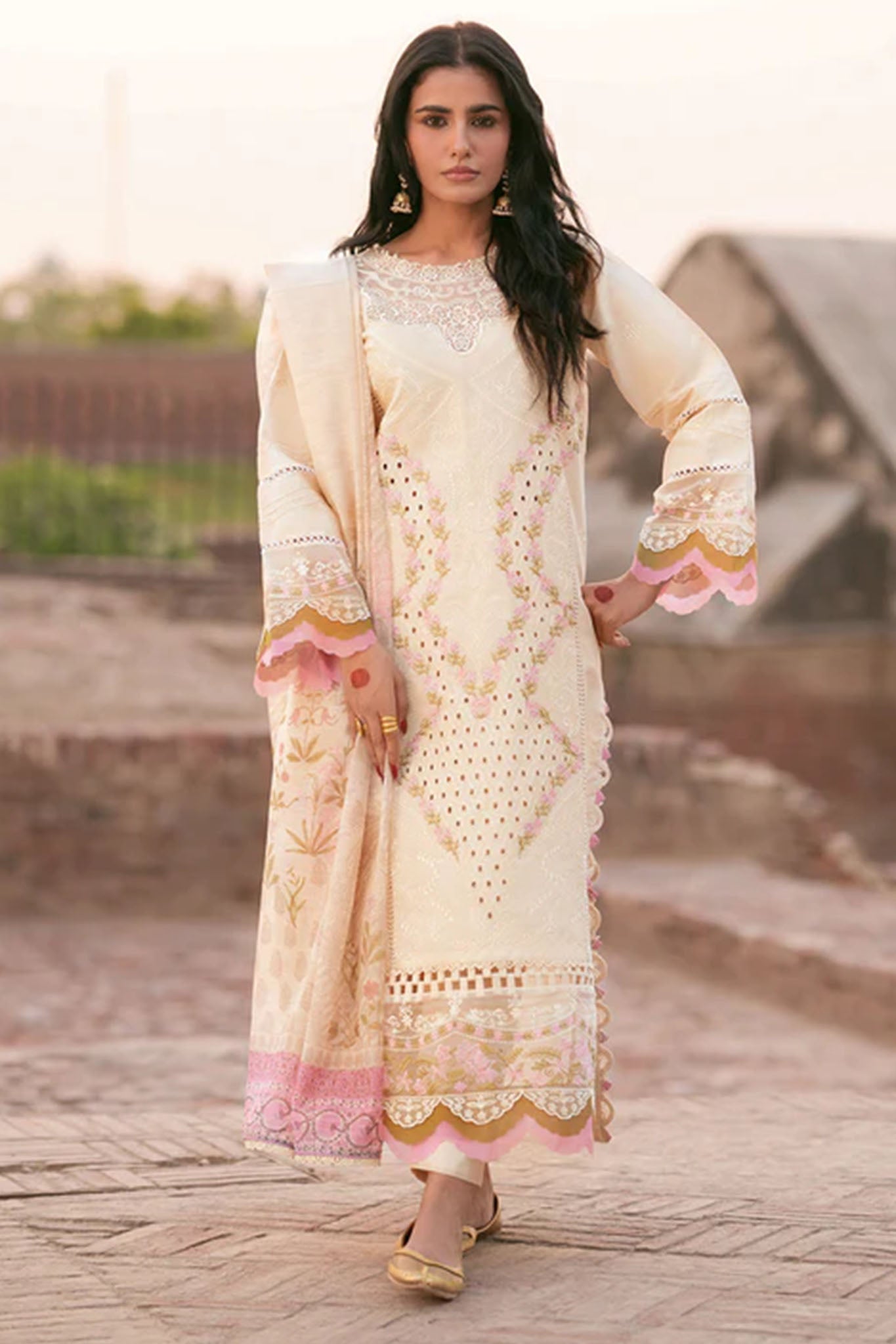 Mastani By Parishay Unstitched 3 Piece Emb Lawn Vol-02 Collection'2025-MI-06