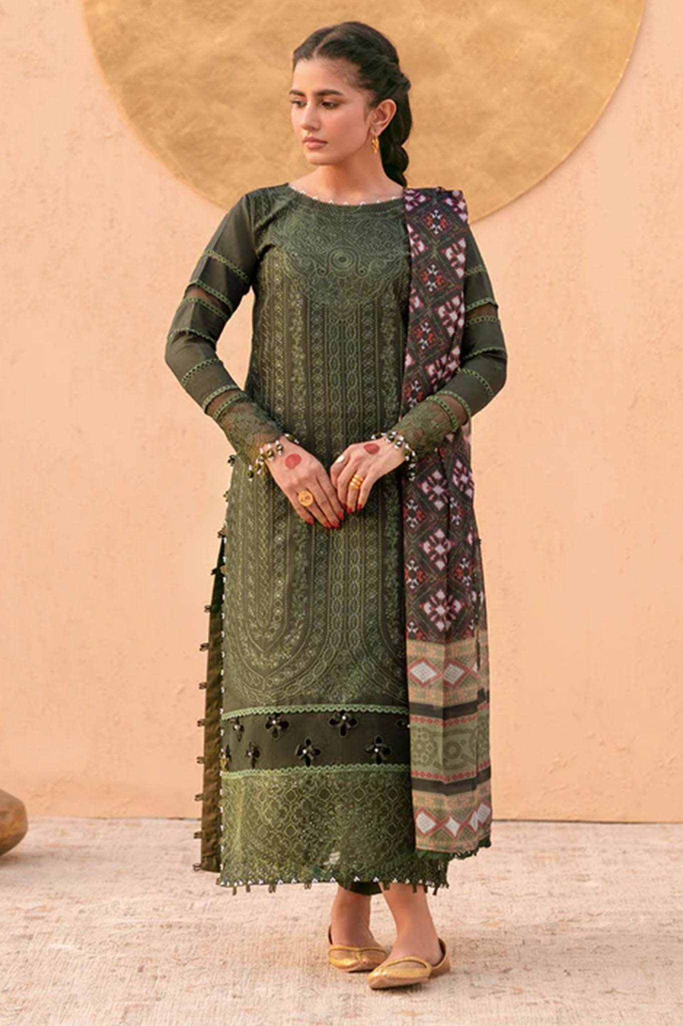 Mastani By Parishay Unstitched 3 Piece Emb Lawn Vol-02 Collection'2025-MI-08