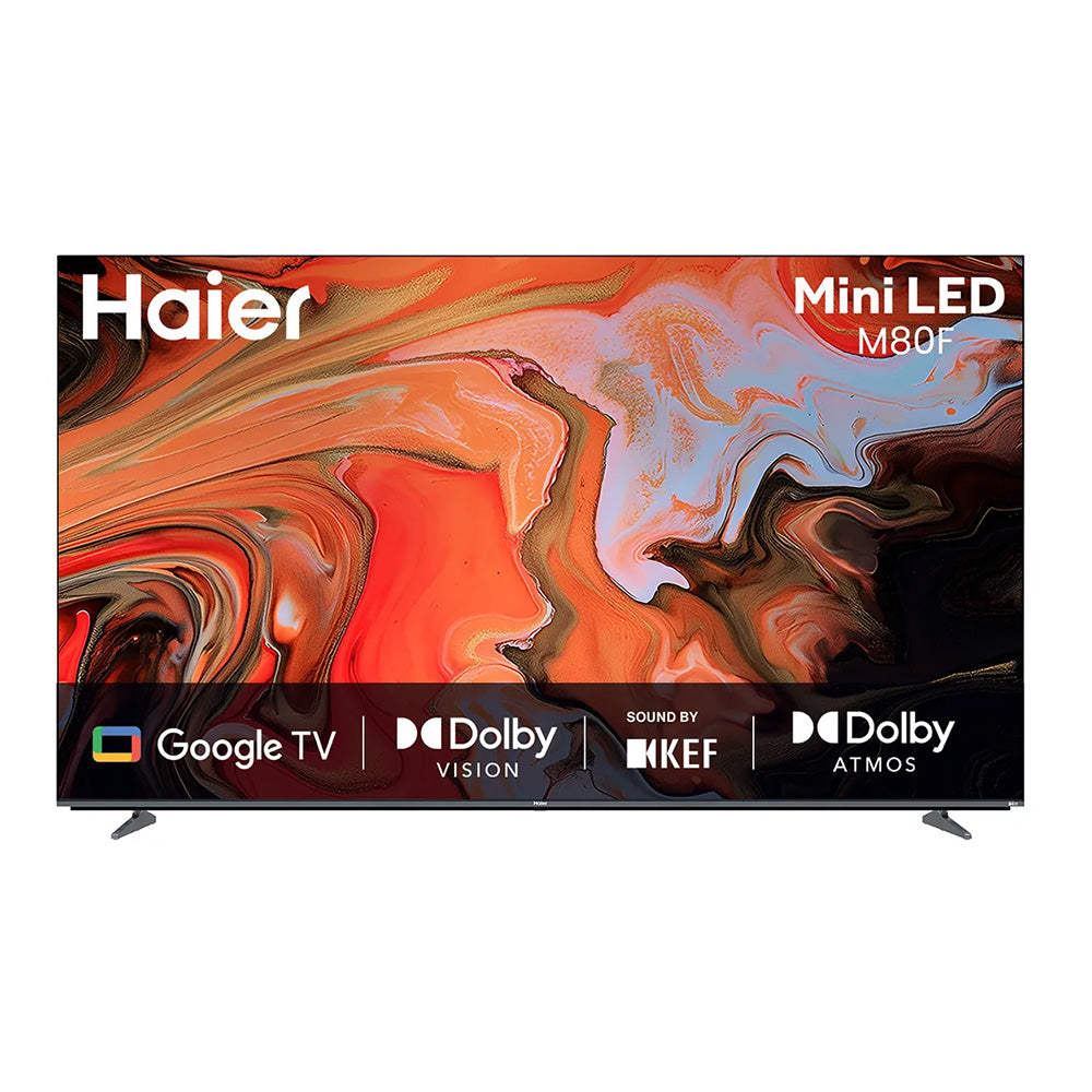 HAIER 75INCH SMART & 4K MINI QLED GOOGLE TV Model 75M80FUX