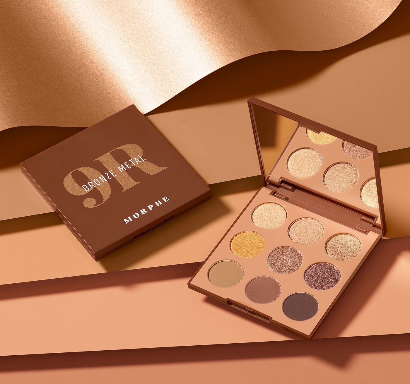 Morphe- 9R BRONZE METAL ARTISTRY PALETTE