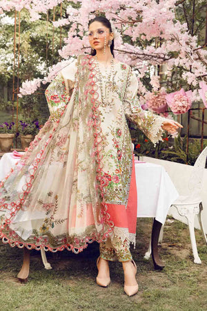 M.Prints By Maria B Unstitched 3 Piece Eid Edit Summer Collection'2025-MPT-05-A