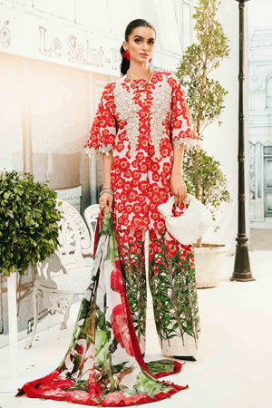 M.Prints By Maria B Unstitched 3 Piece Eid Edit Summer Collection'2025-MPT-06-B