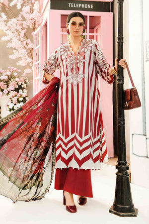 M.Prints By Maria B Unstitched 3 Piece Eid Edit Summer Collection'2025-MPT-09-A