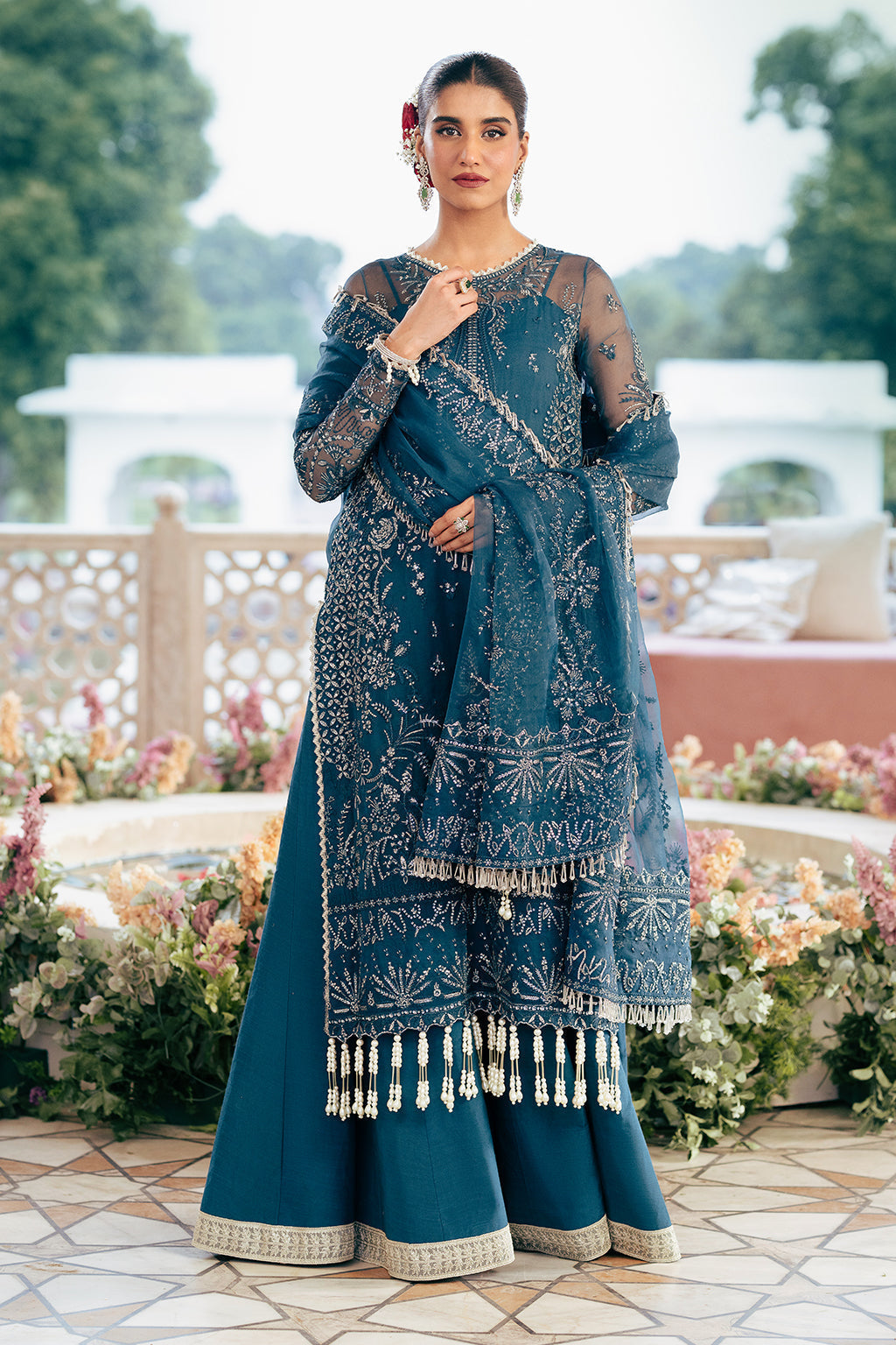 Silsila By Meeral Unstitched 3 Piece Formals Collection'2025-Evara