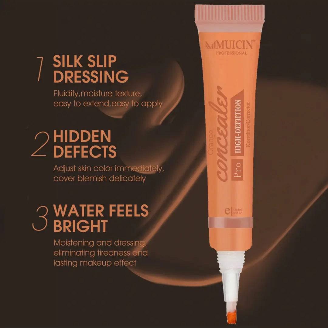 MUICIN - 3D Pro Concealer Orange Color Tube - 12g - My Store
