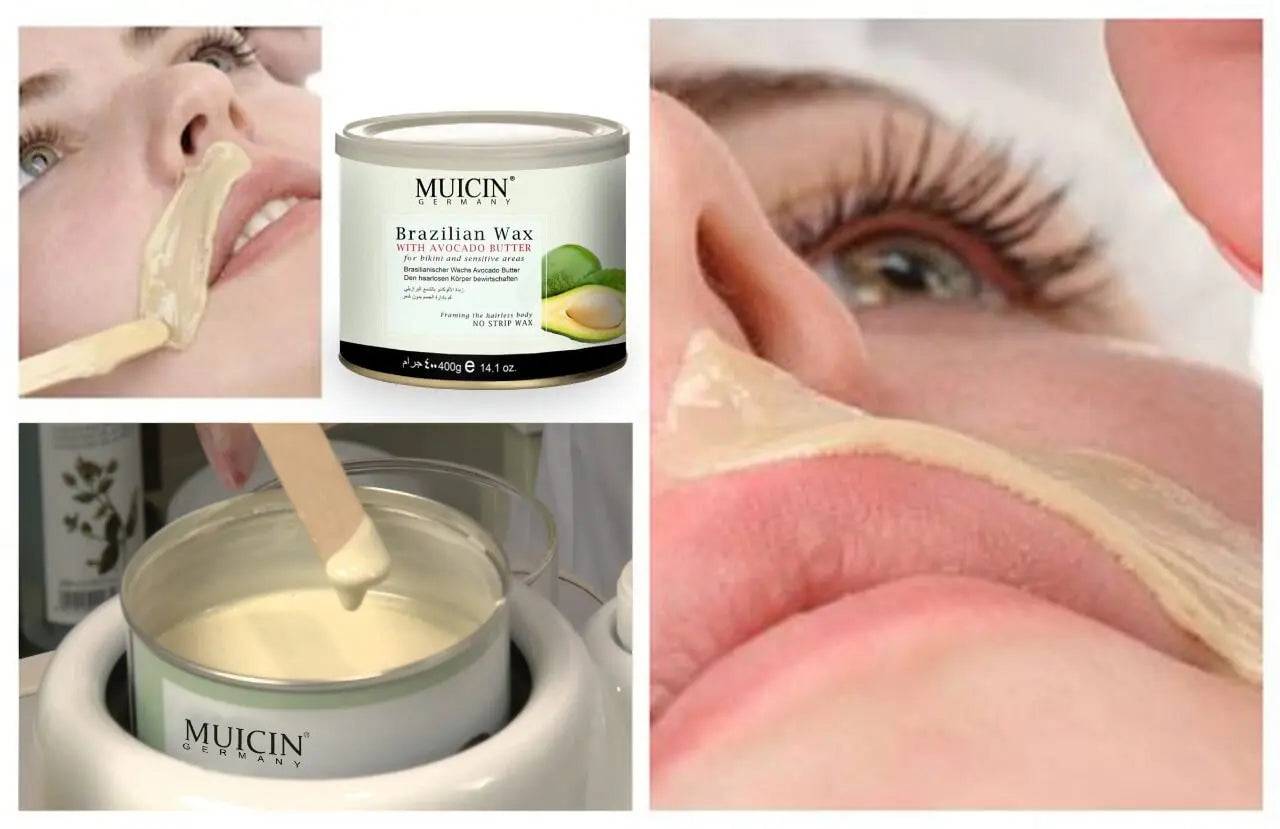 MUICIN - Avocado Hair Removal Brazilian Wax Jar - 400g - My Store