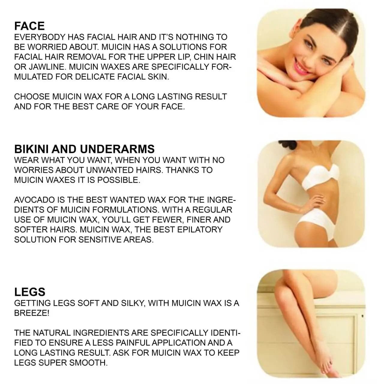 MUICIN - Avocado Hair Removal Brazilian Wax Jar - 400g - My Store