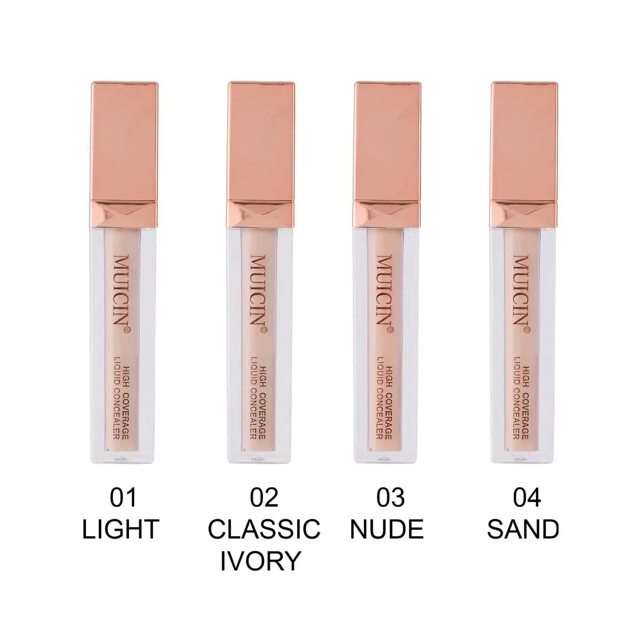 MUICIN - Gold HD Coverage Liquid Concealer - 6g - My Store