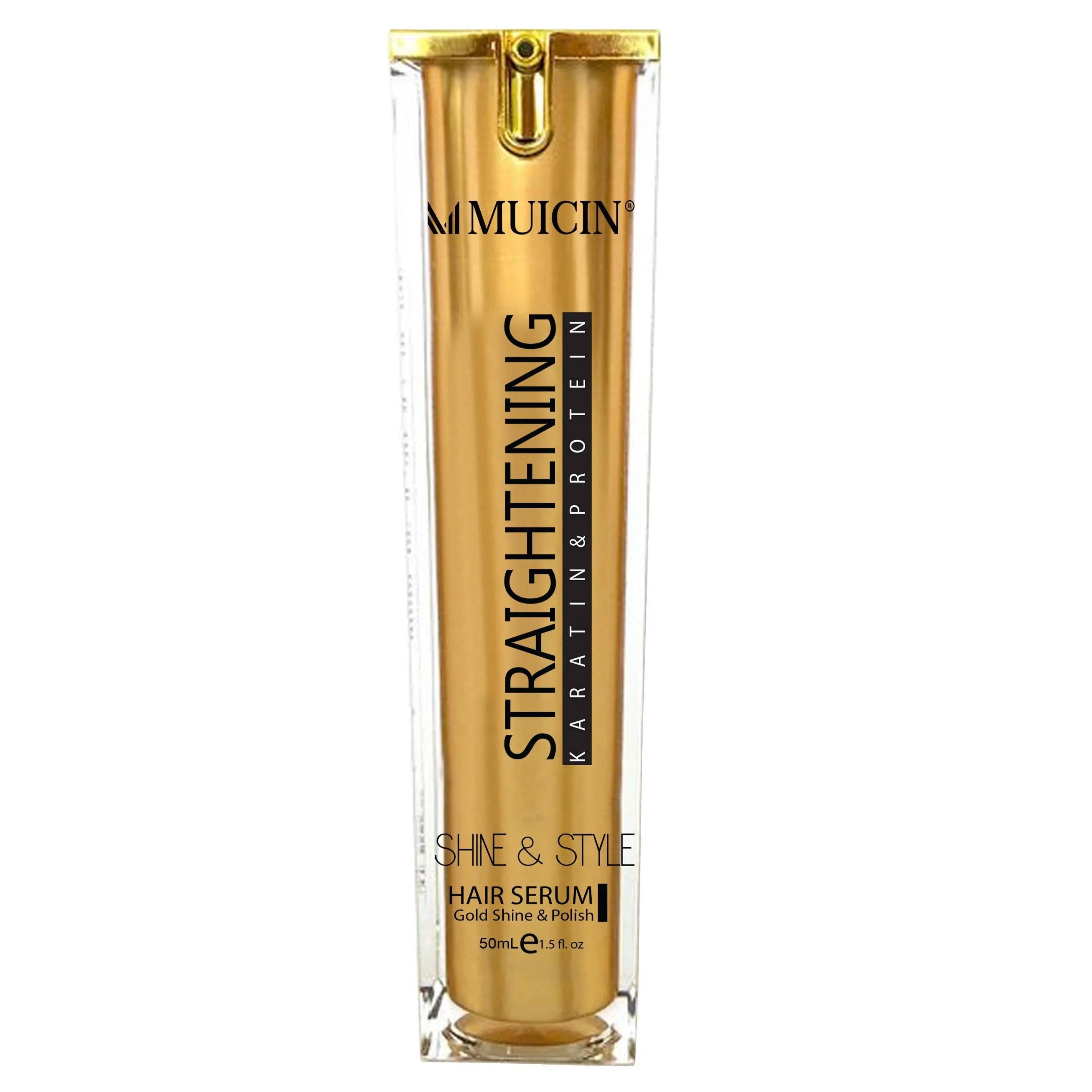 MUICIN - Gold Shine & Style Hair Straightening Serum - 50ml - My Store
