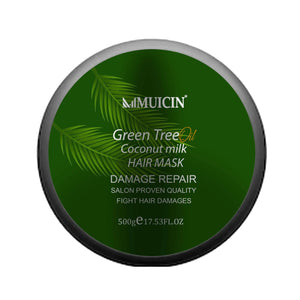 MUICIN - Green Tea & Coconut Milk Hair Keratin Protein Mask - 500g - My Store