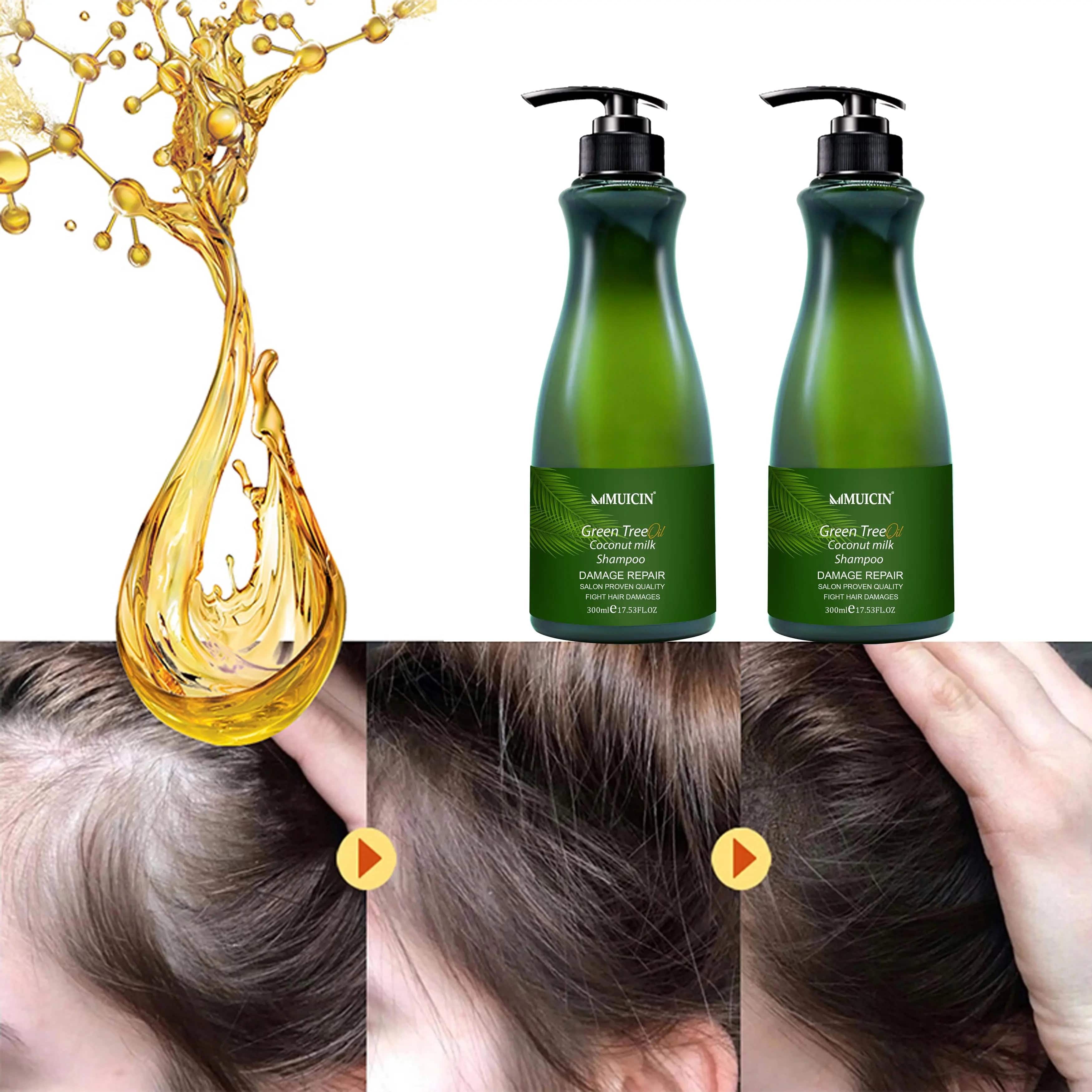 MUICIN - Green Tea & Coconut Milk Hair Shampoo - 300ml - My Store